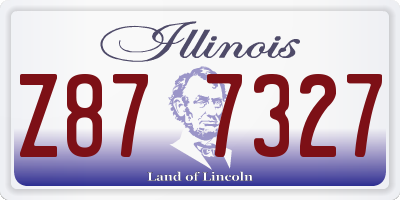IL license plate Z877327