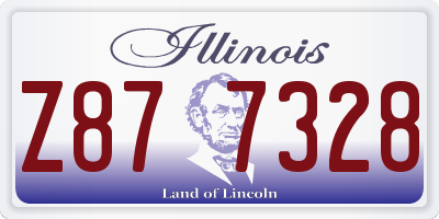 IL license plate Z877328