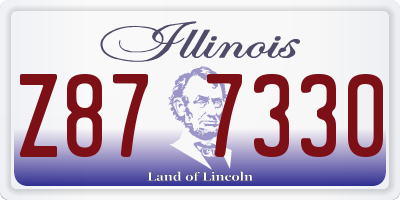 IL license plate Z877330