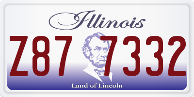 IL license plate Z877332
