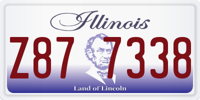 IL license plate Z877338