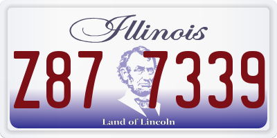 IL license plate Z877339
