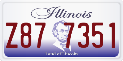IL license plate Z877351
