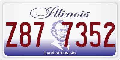 IL license plate Z877352