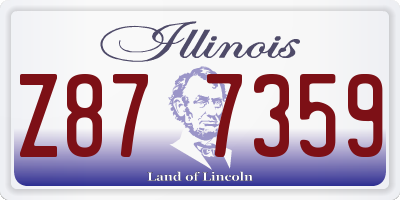 IL license plate Z877359
