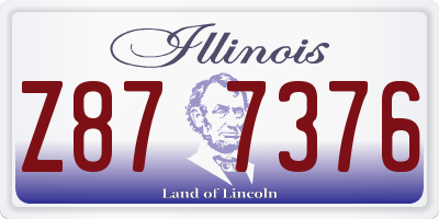 IL license plate Z877376