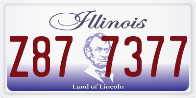 IL license plate Z877377