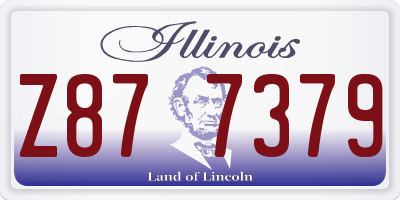 IL license plate Z877379