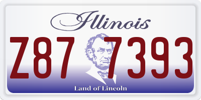IL license plate Z877393