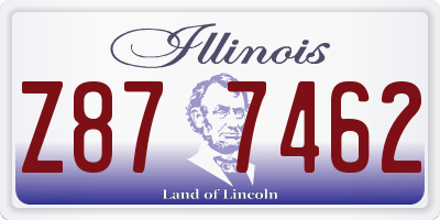 IL license plate Z877462