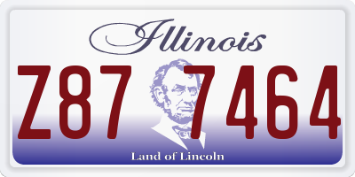 IL license plate Z877464