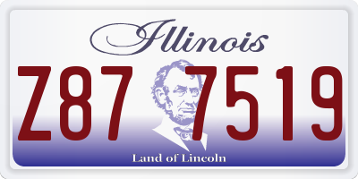 IL license plate Z877519