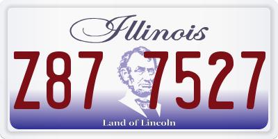 IL license plate Z877527