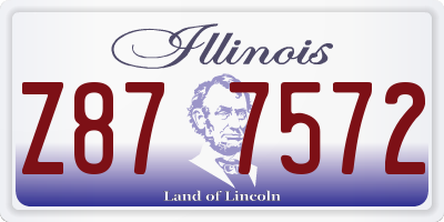 IL license plate Z877572
