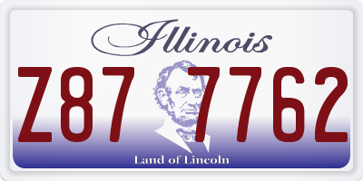 IL license plate Z877762