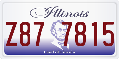 IL license plate Z877815
