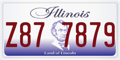 IL license plate Z877879