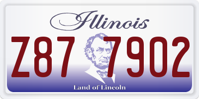 IL license plate Z877902