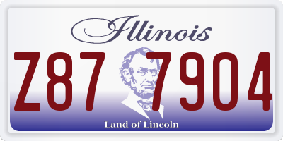 IL license plate Z877904