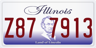 IL license plate Z877913