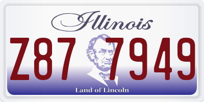 IL license plate Z877949