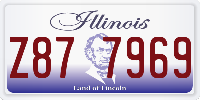 IL license plate Z877969