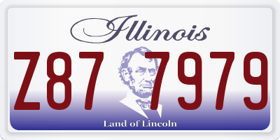 IL license plate Z877979