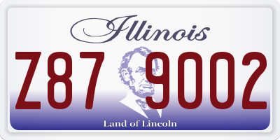 IL license plate Z879002