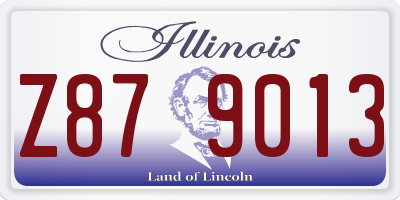IL license plate Z879013