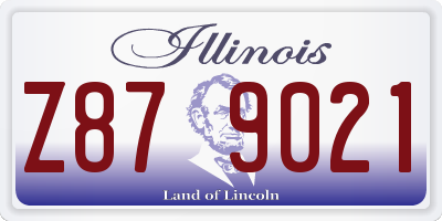 IL license plate Z879021