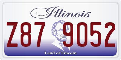 IL license plate Z879052