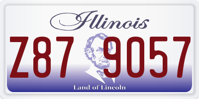 IL license plate Z879057