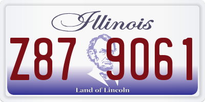IL license plate Z879061