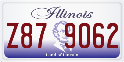 IL license plate Z879062