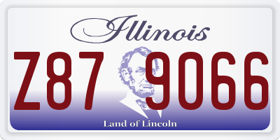IL license plate Z879066
