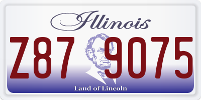 IL license plate Z879075