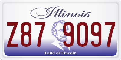 IL license plate Z879097