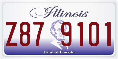 IL license plate Z879101