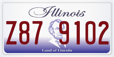 IL license plate Z879102