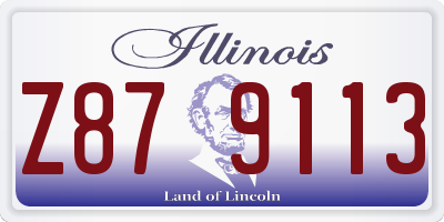 IL license plate Z879113