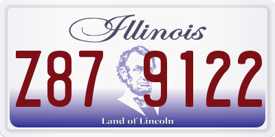 IL license plate Z879122