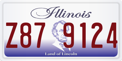 IL license plate Z879124