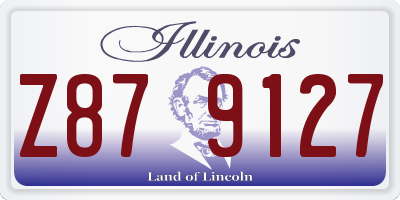 IL license plate Z879127