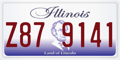 IL license plate Z879141