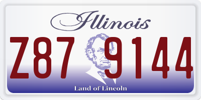 IL license plate Z879144
