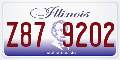 IL license plate Z879202