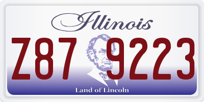 IL license plate Z879223