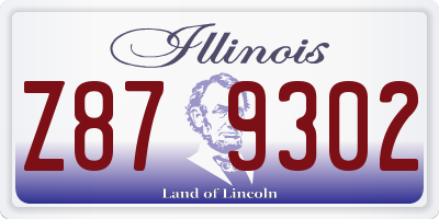 IL license plate Z879302