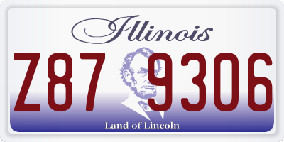 IL license plate Z879306