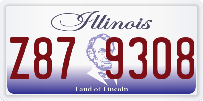 IL license plate Z879308